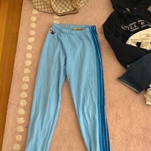 Aviator Nation Blue Stripe Sweatpants